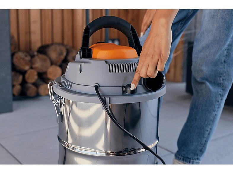 Aspirador seco y húmedo - ZEEGMA ZE-ZONDER PRO MULTI SILVER, 1600 W, Potencia de succión 22 kPa, Depósito 25 Litros, Plata — foto 4