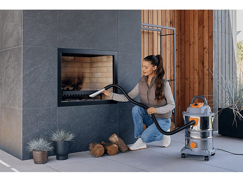 Aspirador seco y húmedo - ZEEGMA ZE-ZONDER PRO MULTI SILVER, 1600 W, Potencia de succión 22 kPa, Depósito 25 Litros, Plata — foto 9