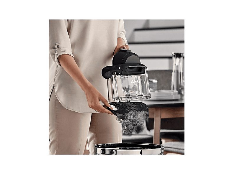 Aspirador sin bolsa - AEG 900 274 269, 750 W, Potencia de succión 650 W, Depósito 1,43 l, Negro — foto 3