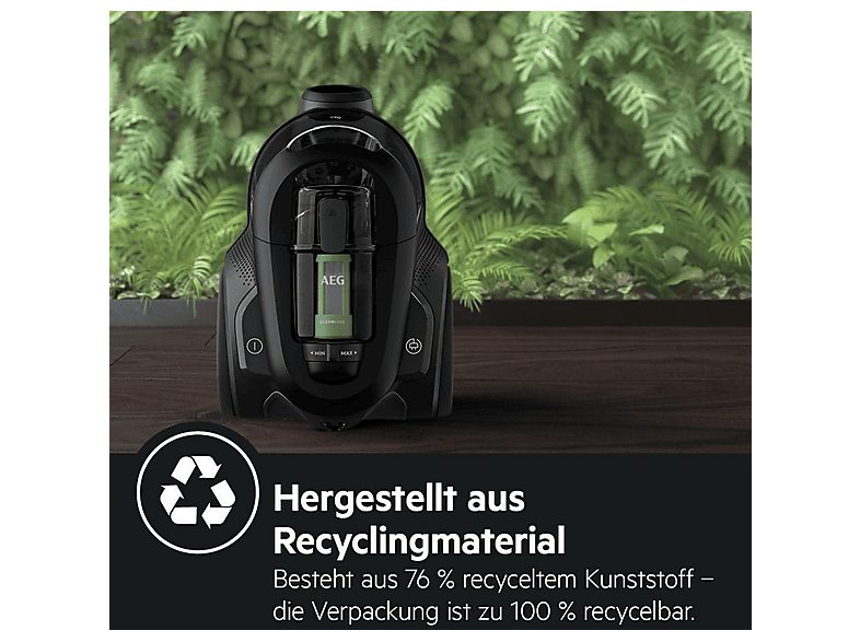 Aspirador sin bolsa - AEG AL61C2ÖKO, 550 W, Potencia de succión 165 W, Depósito 1,6 l, Inox — foto 7