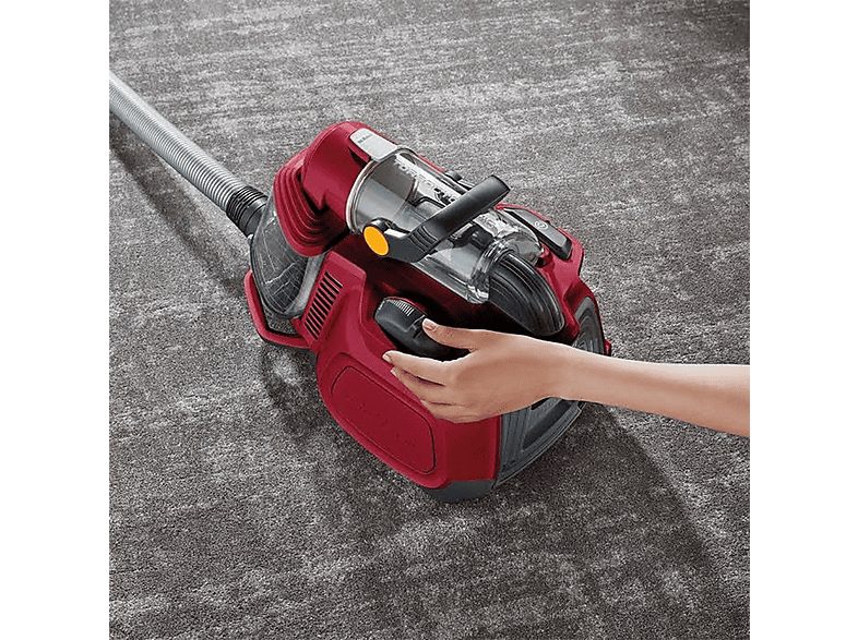 Aspirador sin bolsa - AEG LX7-2-CR-A, 750 W, Potencia de succión 174 W, Depósito 1,4 l, Rojo — foto 4
