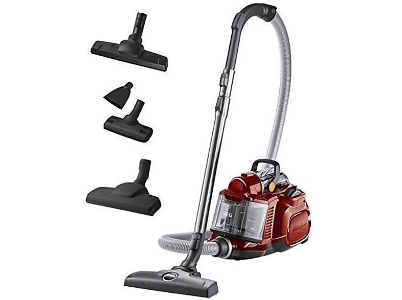 Aspirador sin bolsa - AEG LX7-2-CR-A, 750 W, Potencia de succión 174 W, Depósito 1,4 l, Rojo — foto 8