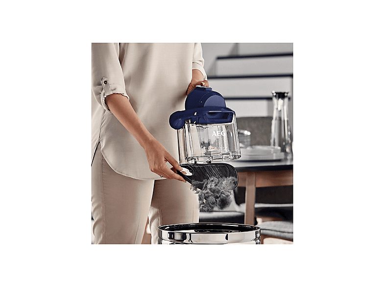 Aspirador sin bolsa - AEG LX7-2-DB-P, 750 W, Depósito 1,4 l, Azul, gris — foto 5