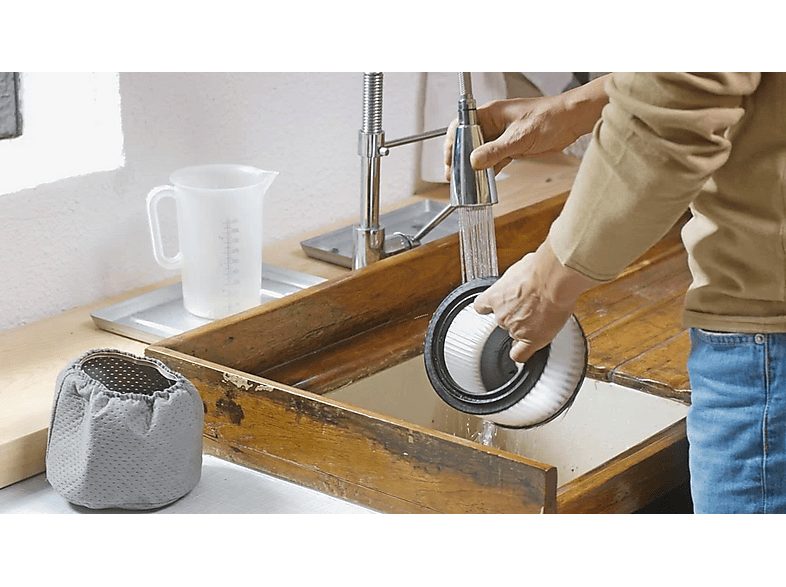 Aspirador sin bolsa - BOSCH 06033D12W0, 1600 W, Potencia de succión 300 AirWatt, Depósito 20 l, Verde — foto 4