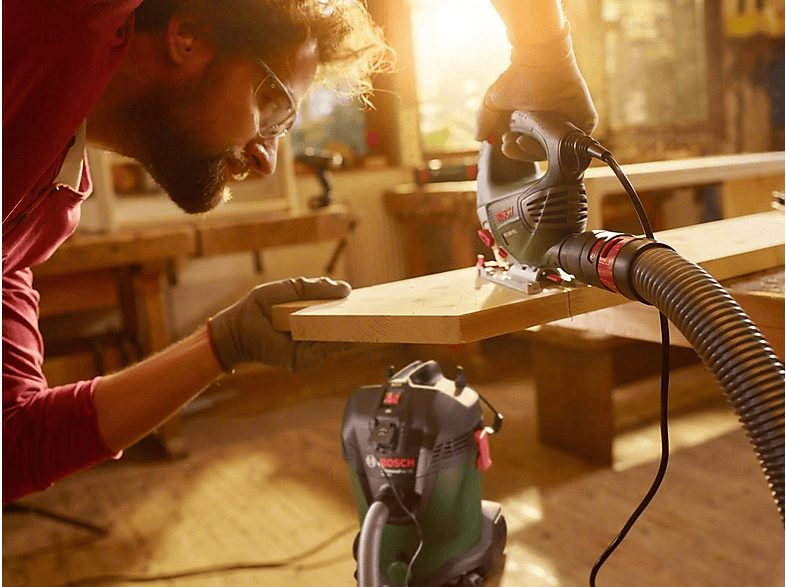 Aspirador sin bolsa - BOSCH 06033D12W0, 1600 W, Potencia de succión 300 AirWatt, Depósito 20 l, Verde — foto 5