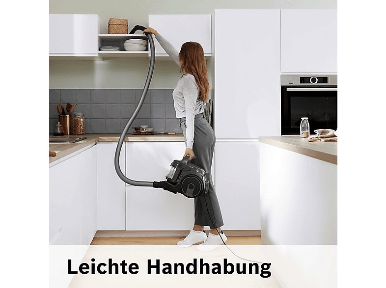 Aspirador sin bolsa - BOSCH BGC05A220A, 700 W, Depósito 1,5 l, Negro — foto 8