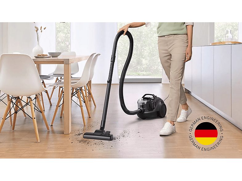 Aspirador sin bolsa - BOSCH BGC21X200, 550 W, Depósito 2 l, Negro — foto 4