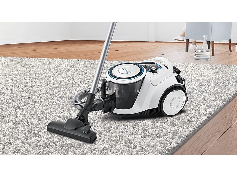 Aspirador sin bolsa - BOSCH BGC41LSIL, 600 W, Depósito 2,4 l, Negro — foto 2