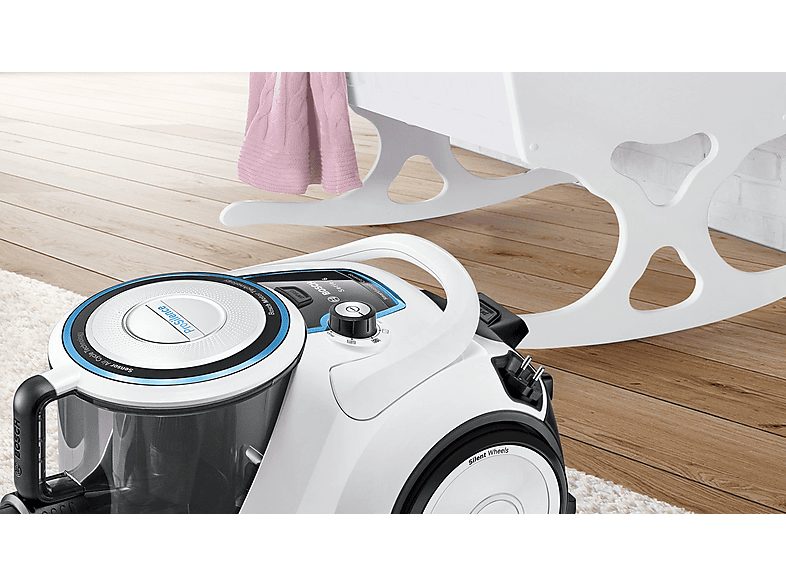 Aspirador sin bolsa - BOSCH BGC41LSIL, 600 W, Depósito 2,4 l, Negro — foto 7