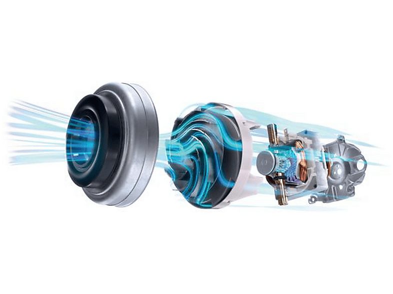 Aspirador sin bolsa - BOSCH BGC41XSIL, 700 W, Depósito 2,4 l, Negro — foto 7