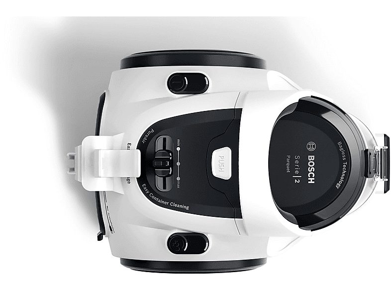 Aspirador sin bolsa - BOSCH BGS05A322, 700 W, Depósito 0,4 l, Negro, Blanco — foto 2