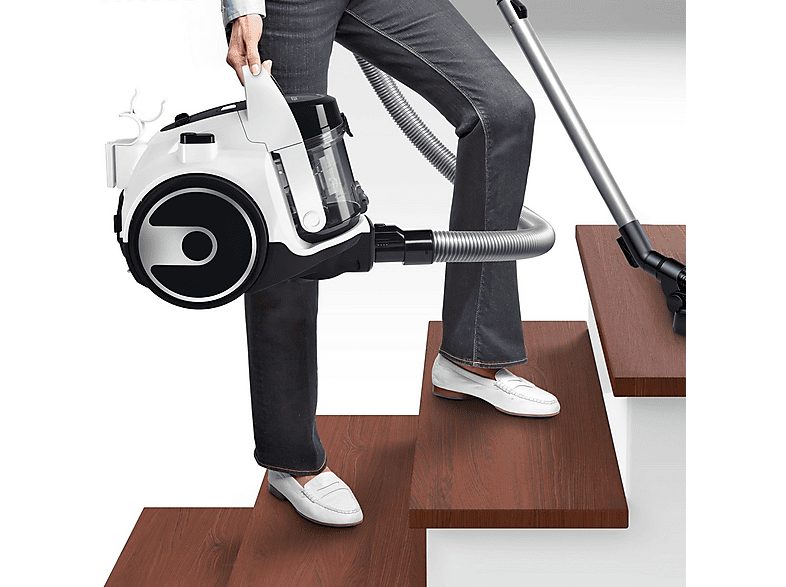 Aspirador sin bolsa - BOSCH BGS05A322, 700 W, Depósito 0,4 l, Negro, Blanco — foto 8