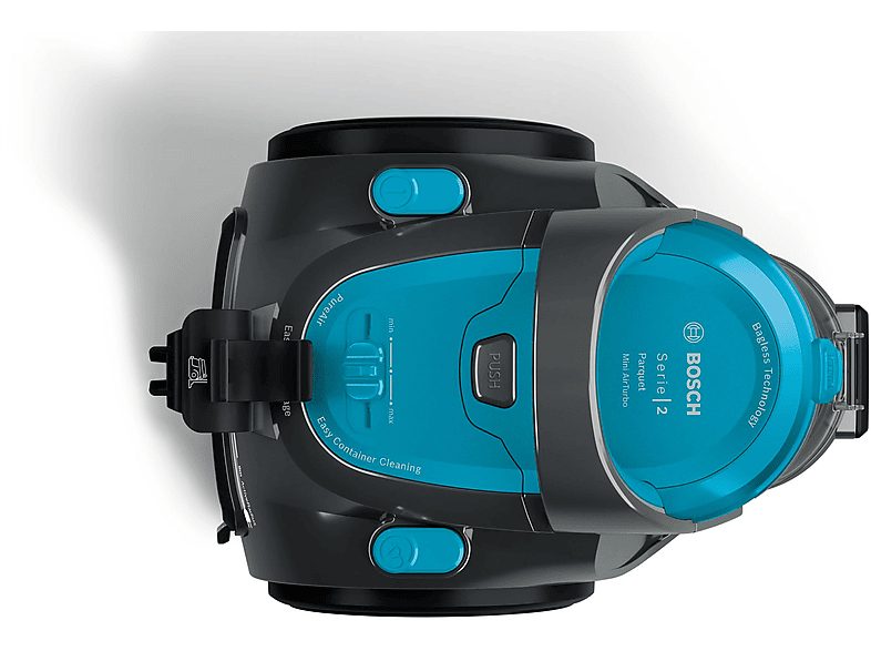 Aspirador sin bolsa - BOSCH BGS05X240, 700 W, Depósito 1,5 l, Azul — foto 4