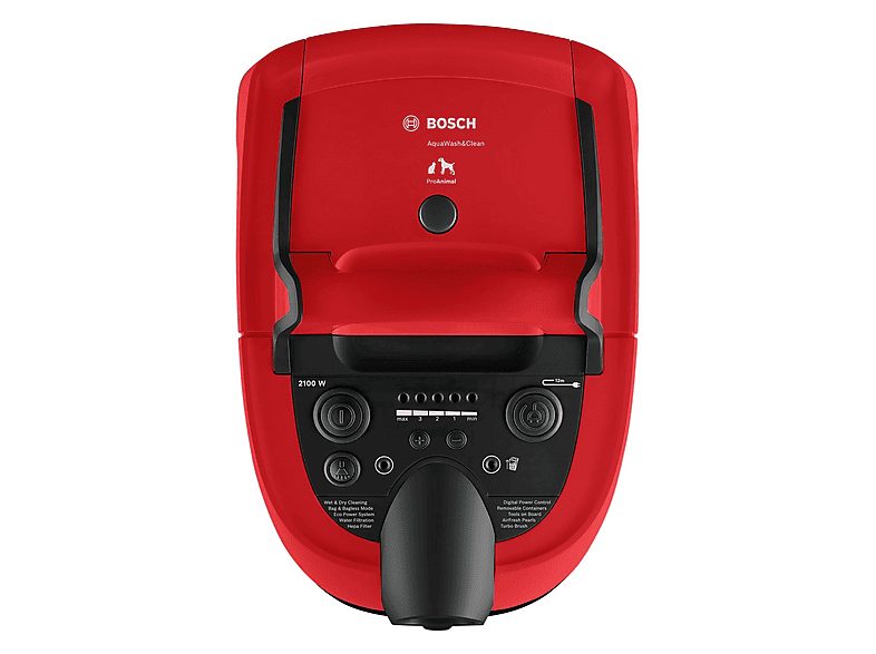 Aspirador sin bolsa - BOSCH Serie 4 BWD421PET, 2100 W, Depósito 5 l, Negro, Rojo — foto 5