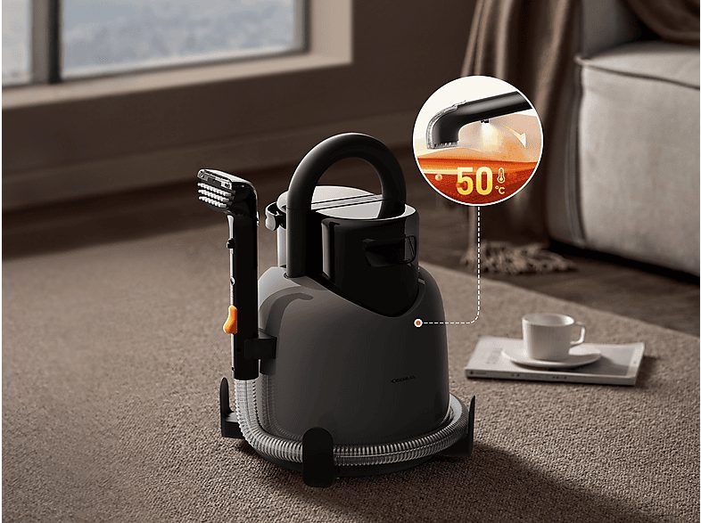 Aspirador sin bolsa - DEERMA BY200S, 1200 W, Depósito 1.7l, Plata — foto 6