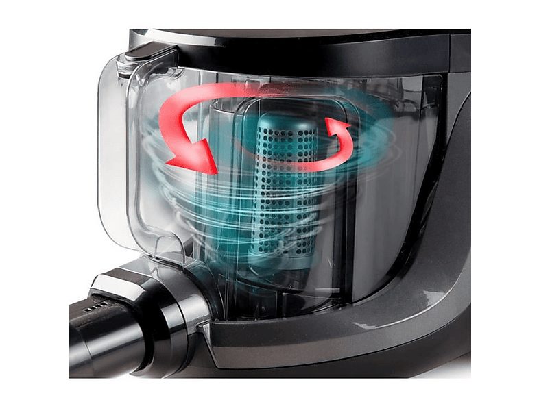 Aspirador sin bolsa - DOMO DO7295S, 850 W, Depósito 2,5 l, Negro — foto 6