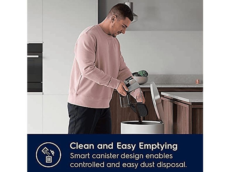 Aspirador sin bolsa - ELECTROLUX 900 258 548, 700 W, Potencia de succión 700 W, Depósito 1,6 l, Gris — foto 6