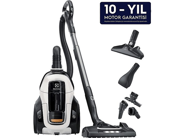 Aspirador sin bolsa - ELECTROLUX PC91-ALRG, 650 W, Potencia de succión 650 W, Depósito 1,8 l, Blanco