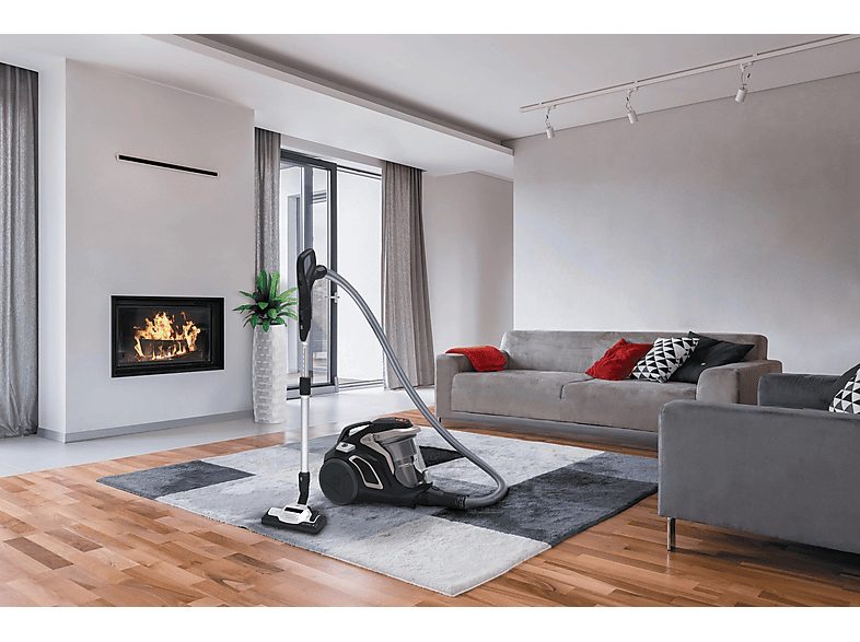 Aspirador sin bolsa - HOOVER H-POWER HP720PET, 850 W, Potencia de succión 850 W, Depósito 2 l, Dorado y Negro — foto 8