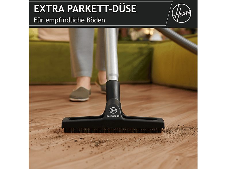 Aspirador sin bolsa - HOOVER HP120PET 011, 700 W, Depósito 2 l, Gris — foto 9