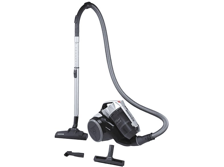 Aspirador sin bolsa - HOOVER KS31PAR 011, 550 W, Potencia de succión 550 W, Depósito 1,8 l, Negro — foto 2