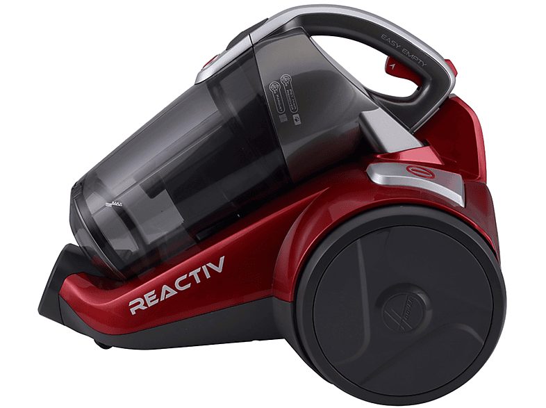 Aspirador sin bolsa - HOOVER RC81_RC25011, 800 W, Depósito 2 l, Rojo — foto 4