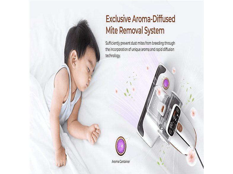 Aspirador sin bolsa - JIGOO T600, 700 W, Depósito 0,5 l, blanco — foto 7