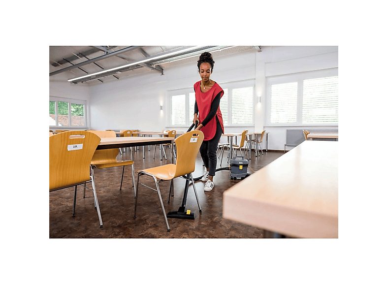 Aspirador sin bolsa - KARCHER T 11/1 Classic HEPA, 850 W, Depósito 11 l, Negro, Gris, Amarillo — foto 2