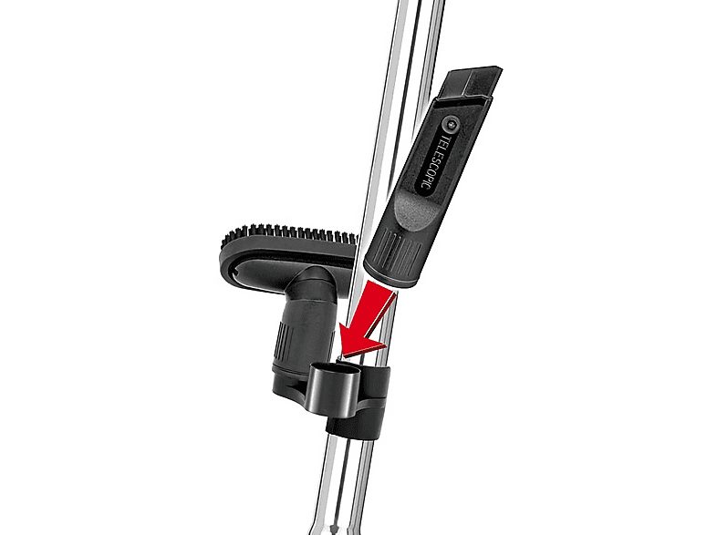 Aspirador sin bolsa - MPM MOD-25, 750 W, Depósito 1,1 l, Negro/Naranja — foto 6