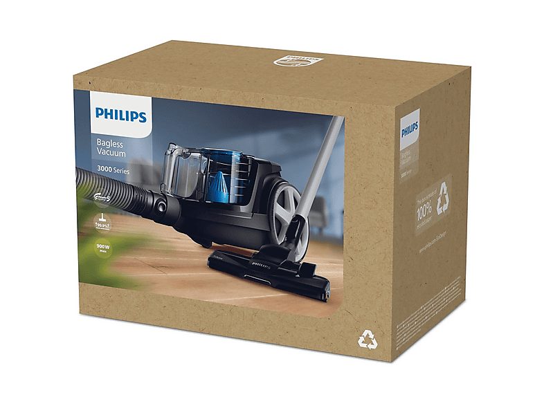 Aspirador sin bolsa - PHILIPS FC9331/09, 900 W, Depósito 1,5 l, Negro — foto 4