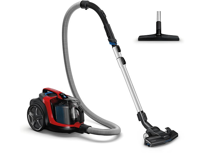 Aspirador sin bolsa - PHILIPS FC9729/09, 900 W, Potencia de succión 420 AirWatt, Depósito 2 l, Rojo — foto 3