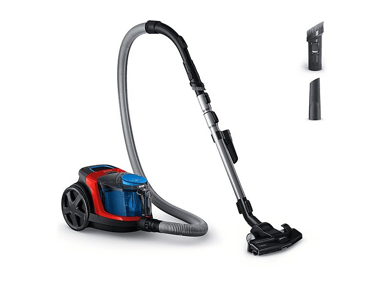 Aspirador sin bolsa - PHILIPS PowerPro Compact FC9330, 900 W, Depósito 1,5 l, Negro