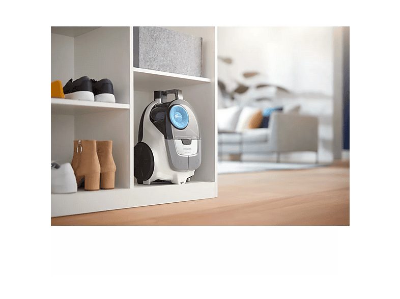 Aspirador sin bolsa - PHILIPS XB2122/09, 850 W, Potencia de succión 750 W, Depósito 1,3 l, Blanco — foto 2