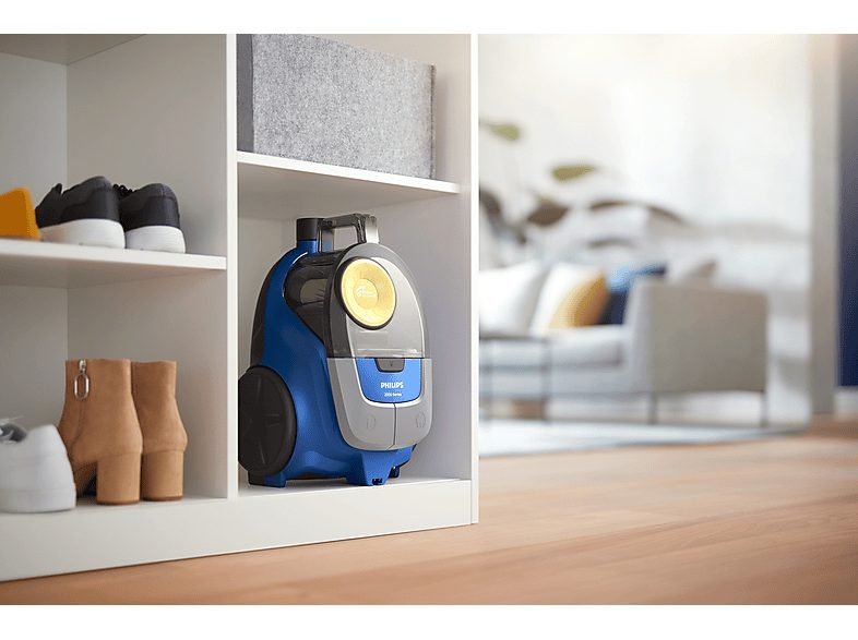 Aspirador sin bolsa - PHILIPS XB2125/09, 850 W, Depósito 1,5 l, Azul — foto 3