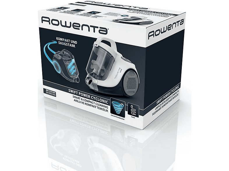 Aspirador sin bolsa - ROWENTA RO2957EA, 750,00 W, Depósito 1,20 l, Multicolor — foto 3