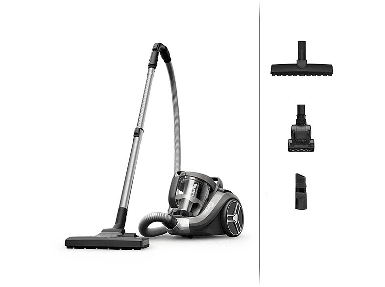 Aspirador sin bolsa - ROWENTA RO4B50CH, 900 W, Depósito 2,5 l, Negro, Bronce