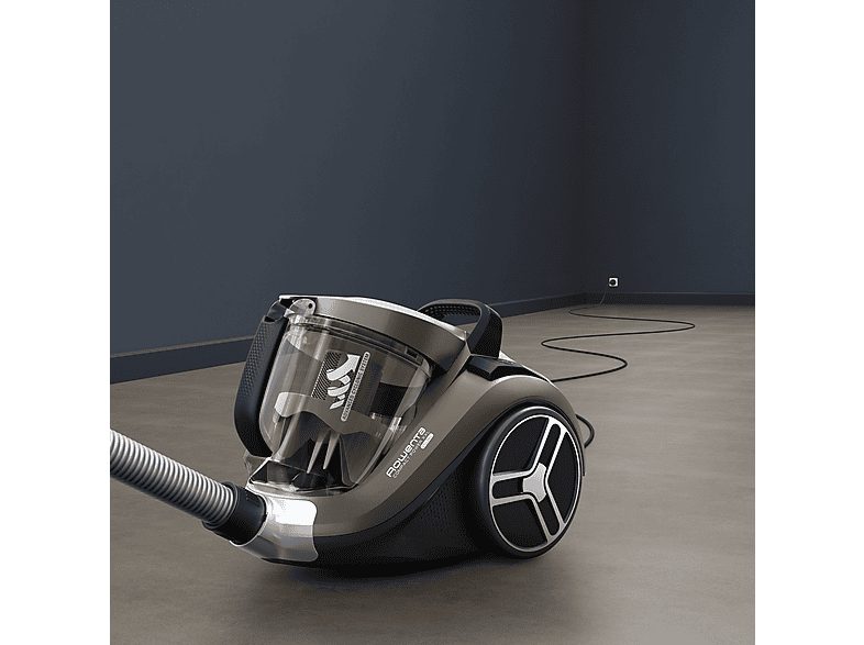 Aspirador sin bolsa - ROWENTA RO4B50CH, 900 W, Depósito 2,5 l, Negro, Bronce — foto 3