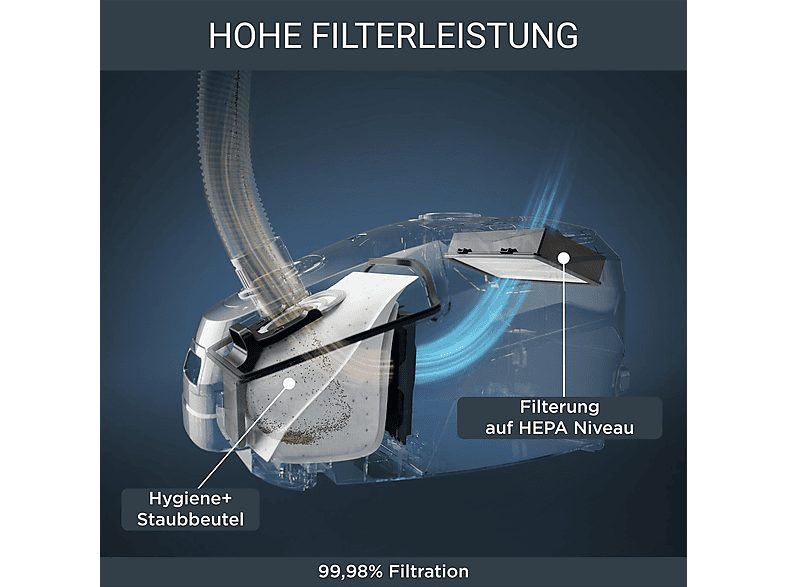 Aspirador sin bolsa - ROWENTA RO6164EA, 900 W, Depósito 4,5 l, Negro — foto 8