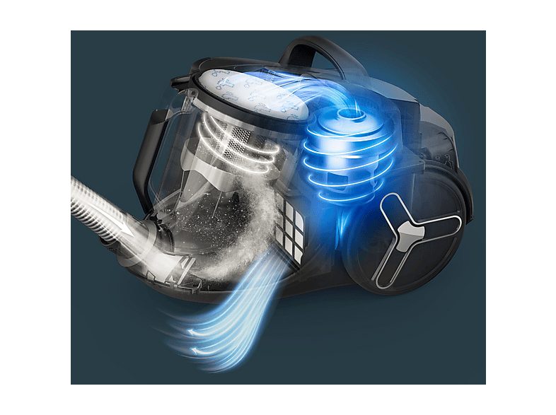 Aspirador sin bolsa - ROWENTA RO7C36, 500 W, Depósito 2,5 l, Black — foto 9