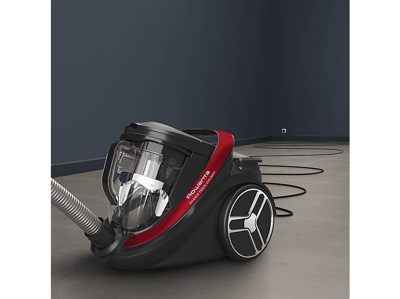 Aspirador sin bolsa - ROWENTA Silence Force RO7933, 500 W, Depósito 2,5 l, Red, Black — foto 7