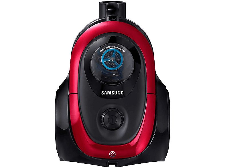 Aspirador sin bolsa - SAMSUNG VC07M2110SR, 700 W, Potencia de succión 180 AirWatt, Depósito 1,5 l, Negro, Rojo — foto 2