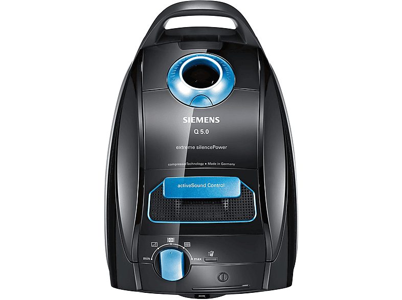 Aspirador sin bolsa - SIEMENS VSQ5X1230, 850 W, Depósito 4,5 l, Negro — foto 2