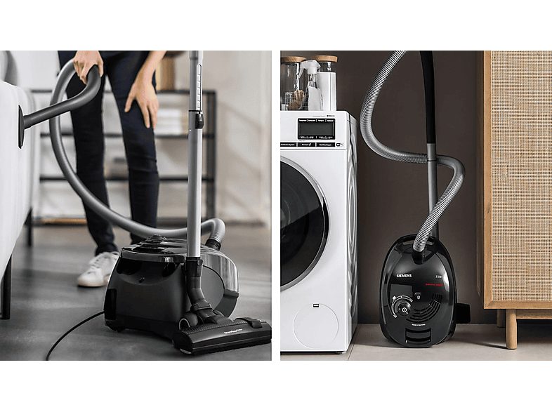 Aspirador sin bolsa - SIEMENS VSZ3XTRM11, 850 W, Depósito 4 l, Negro — foto 2