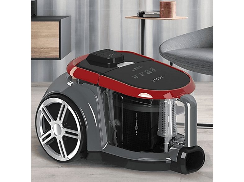 Aspirador sin bolsa - TESLA BGL400BR, 800 W, Depósito 2,5 l, Negro — foto 2