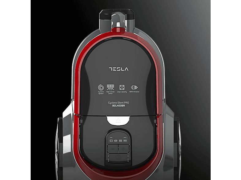 Aspirador sin bolsa - TESLA BGL400BR, 800 W, Depósito 2,5 l, Negro — foto 4