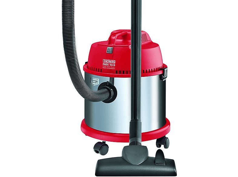 THOMAS Aspirador sin bolsa - THOMAS 786845, 1500 W, Potencia de succión 1500 W, Depósito 16 l, Rojo