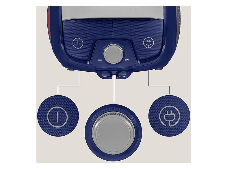 Aspirador sin bolsa - ZEEGMA ZONDER VERRE FLOW, 800 W, Potencia de succión 800 W, Depósito 2,2 l, Azul — foto 10