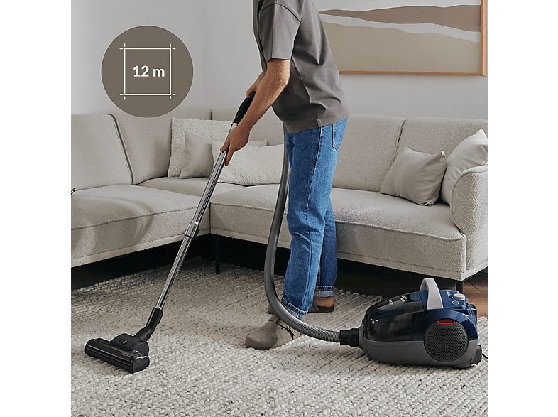 Aspirador sin bolsa - ZEEGMA ZONDER VERRE FLOW, 800 W, Potencia de succión 800 W, Depósito 2,2 l, Azul — foto 7