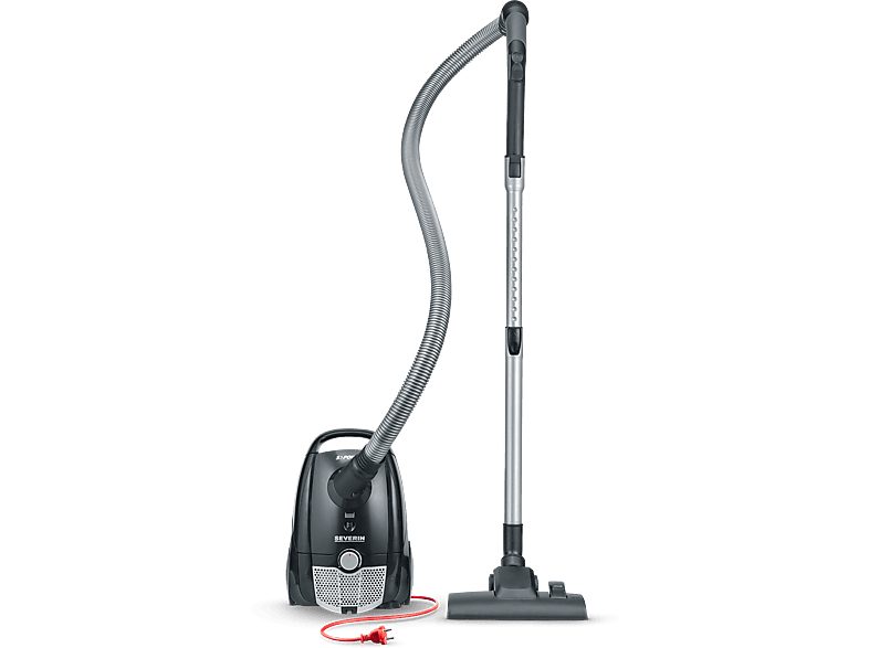 SEVERIN Aspiradora con bolsa - SEVERIN BC 7030, 750 W, Potencia de succión 750 W, Depósito 2 l, negro