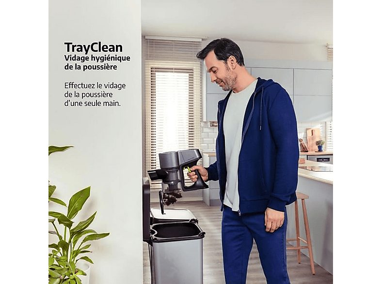 Aspiradora escoba - BEKO VRT84225VI, 1,0 W, Potencia de succión 100 W, Depósito 0,1 ml, Gris — foto 6